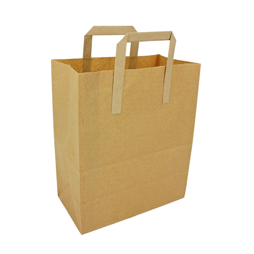 Flat handle bags
